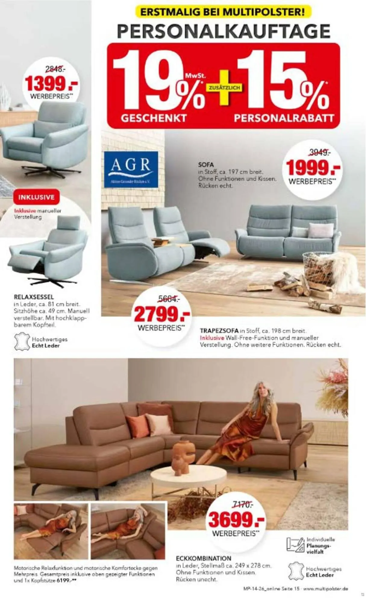 Multipolster Prospekt von 14. April bis 24. April 2026 - Prospekt seite 15