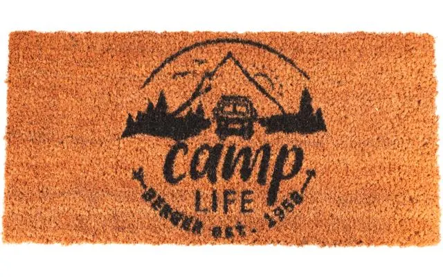 Camplife Kokos Fußmatte 50 x 25 cm