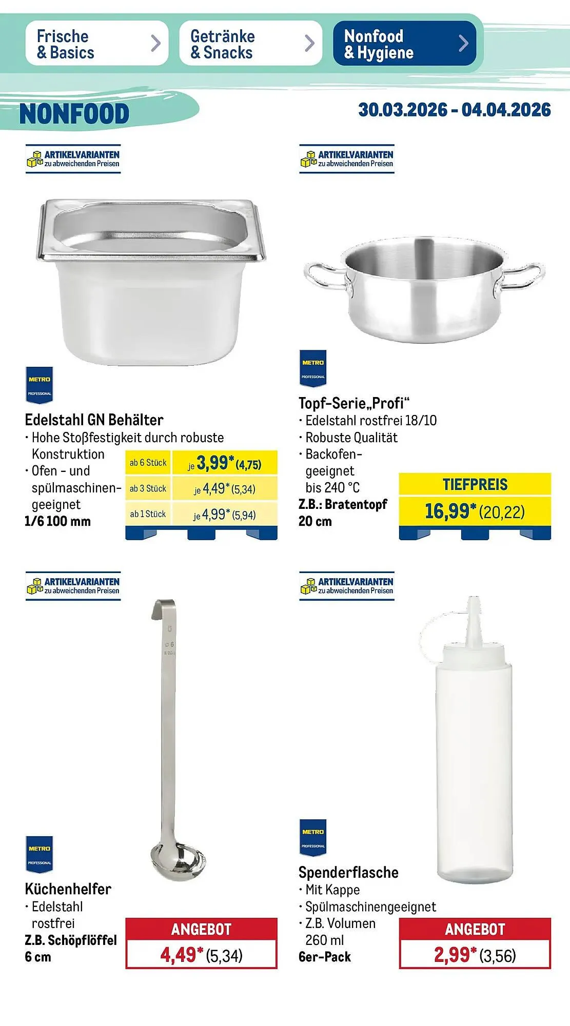 METRO Prospekt von 29. März bis 4. April 2026 - Prospekt seite 42