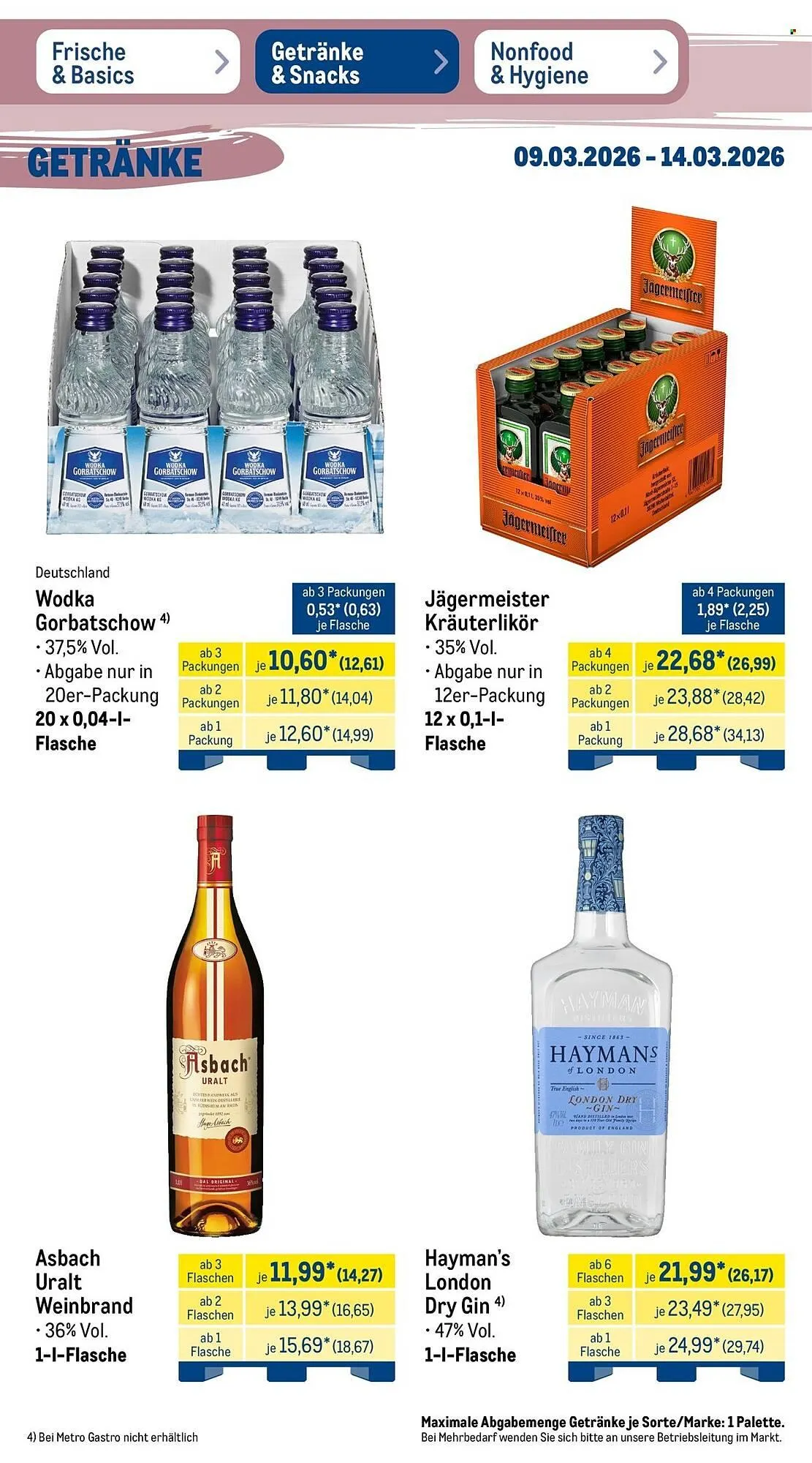 METRO Prospekt von 9. März bis 14. März 2026 - Prospekt seite 35