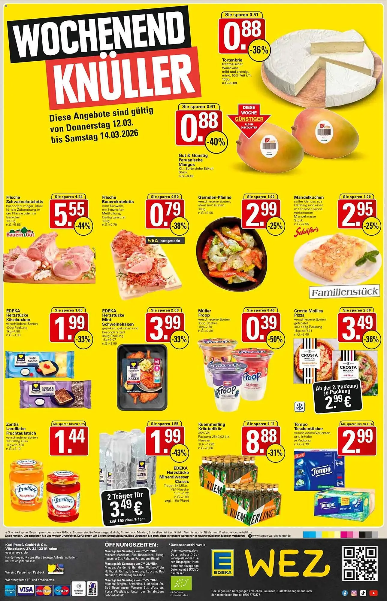 WEZ Prospekt von 9. März bis 14. März 2026 - Prospekt seite 16