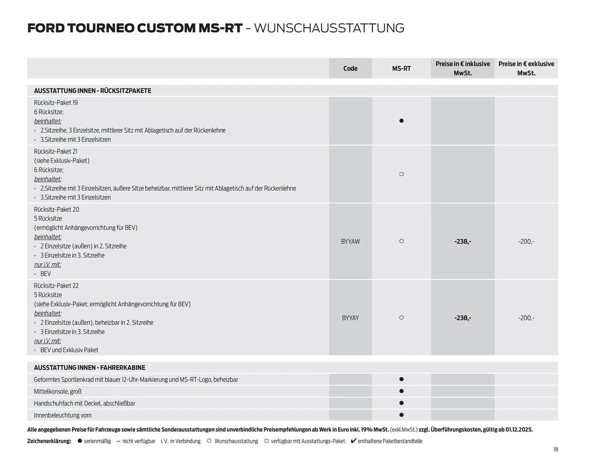 Ford Prospekt von 10. Dezember bis 31. Dezember 2025 - Prospekt seite 18