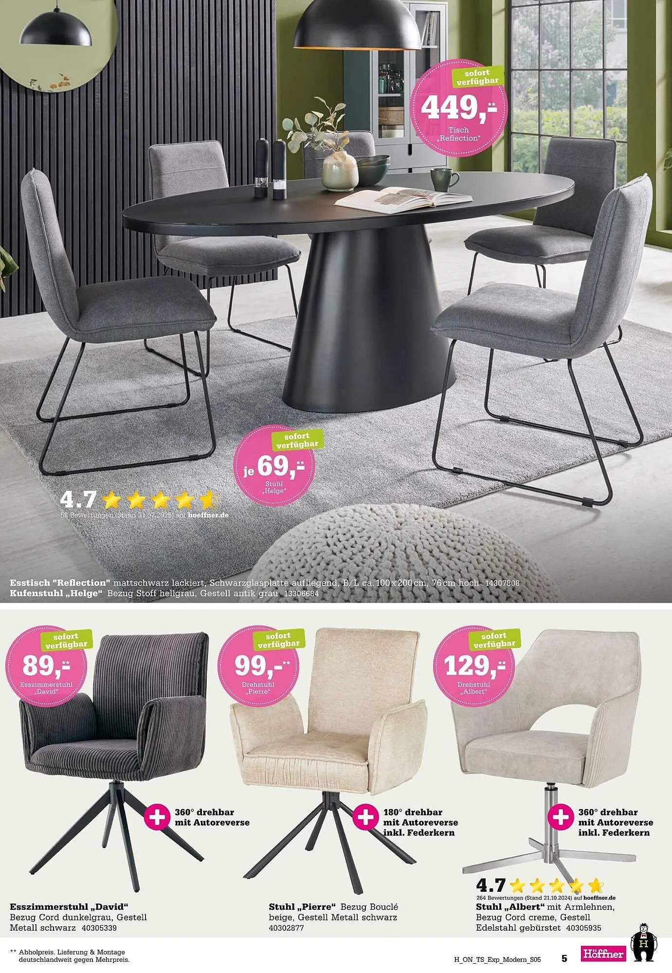 Höffner Prospekt von 13. August bis 26. August 2025 - Prospekt seite 5