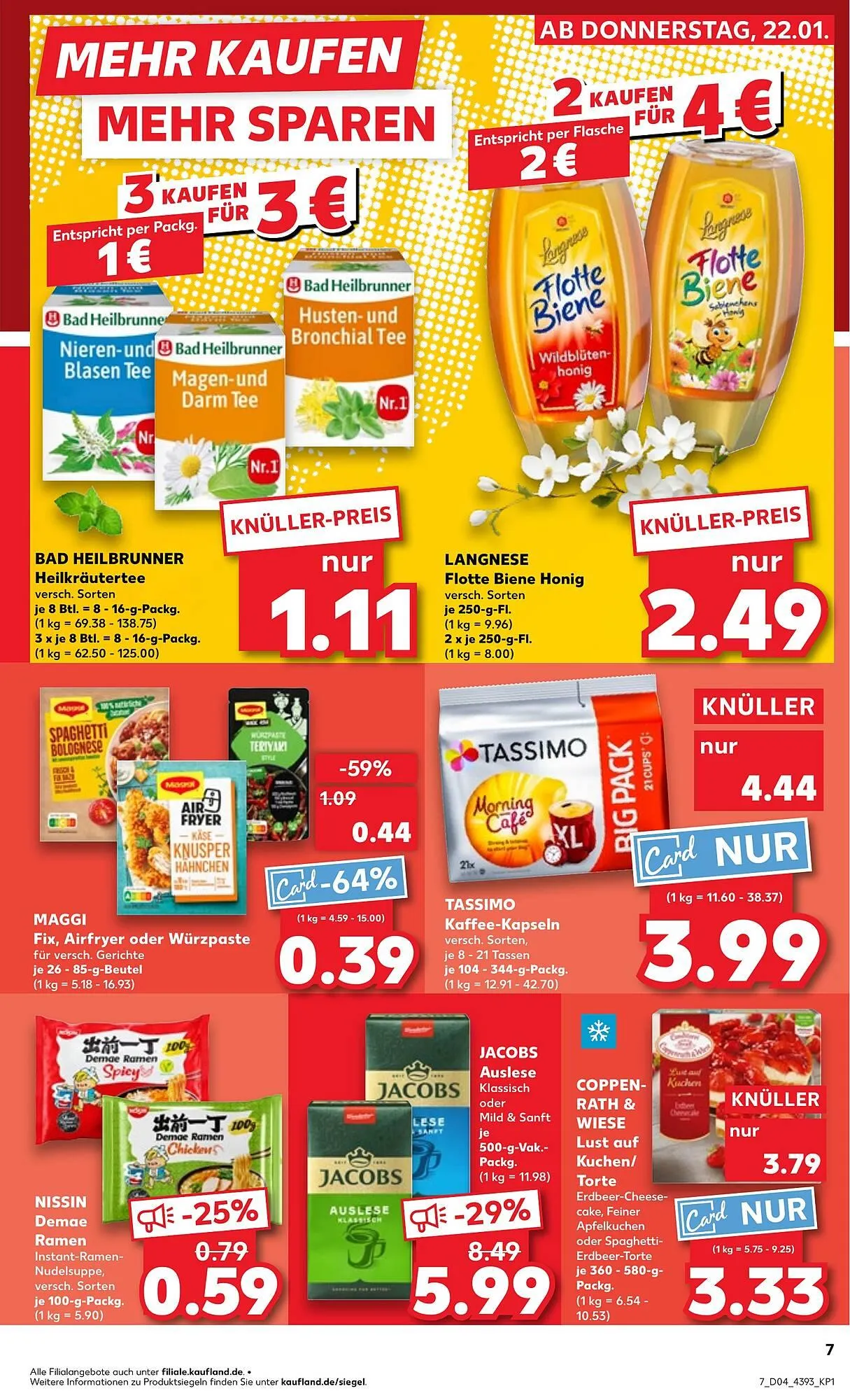 Kaufland Prospekt von 22. Januar bis 28. Januar 2026 - Prospekt seite 7