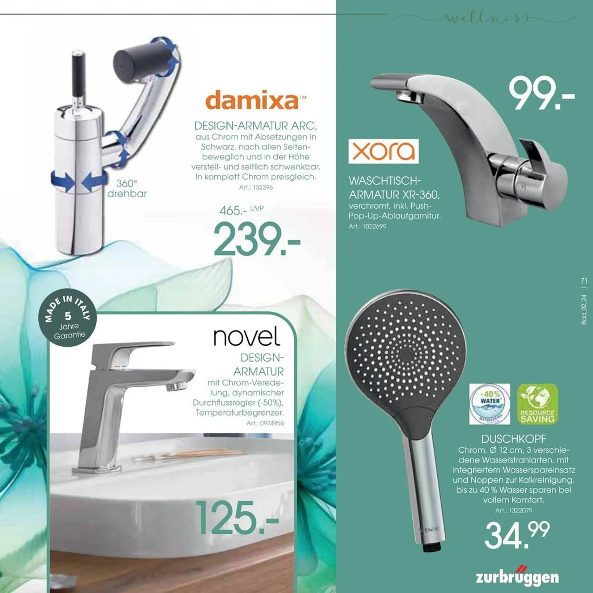 Zurbrüggen Prospekt von 12. Oktober bis 30. April 2026 - Prospekt seite 59