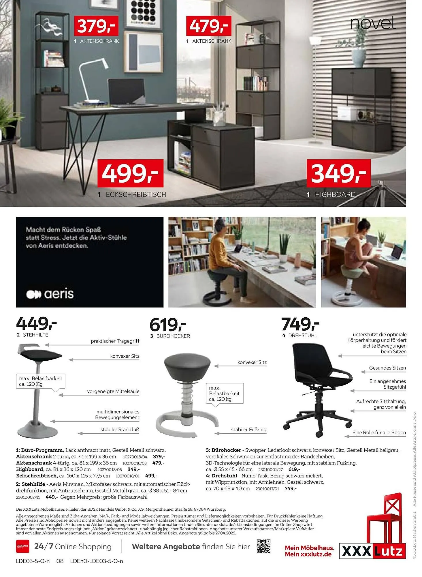 XXXLutz Prospekt von 14. April bis 27. April 2025 - Prospekt seite 8