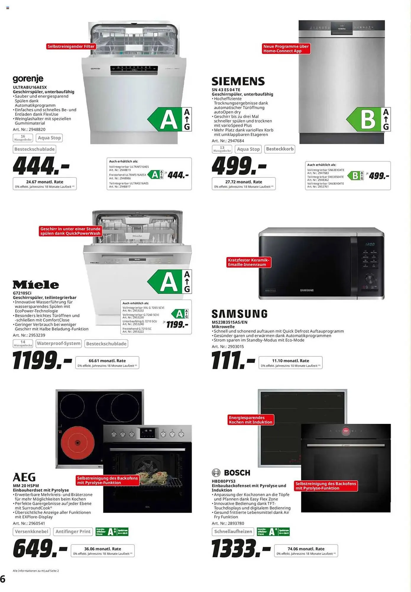 Saturn Prospekt von 7. Juli bis 19. Juli 2025 - Prospekt seite 6