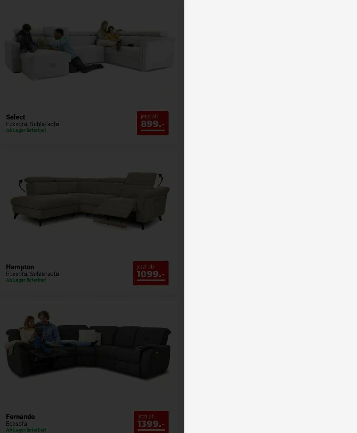 Seats and Sofas Aktueller Prospekt von 20. Oktober bis 29. Oktober 2025 - Prospekt seite 11