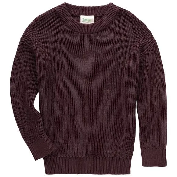 Kinder Strickpullover aus Bio-Baumwolle