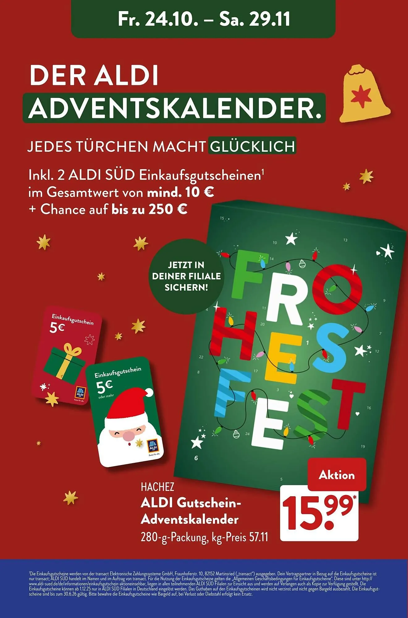 Aldi Süd Prospekt von 27. Oktober bis 2. November 2025 - Prospekt seite 28