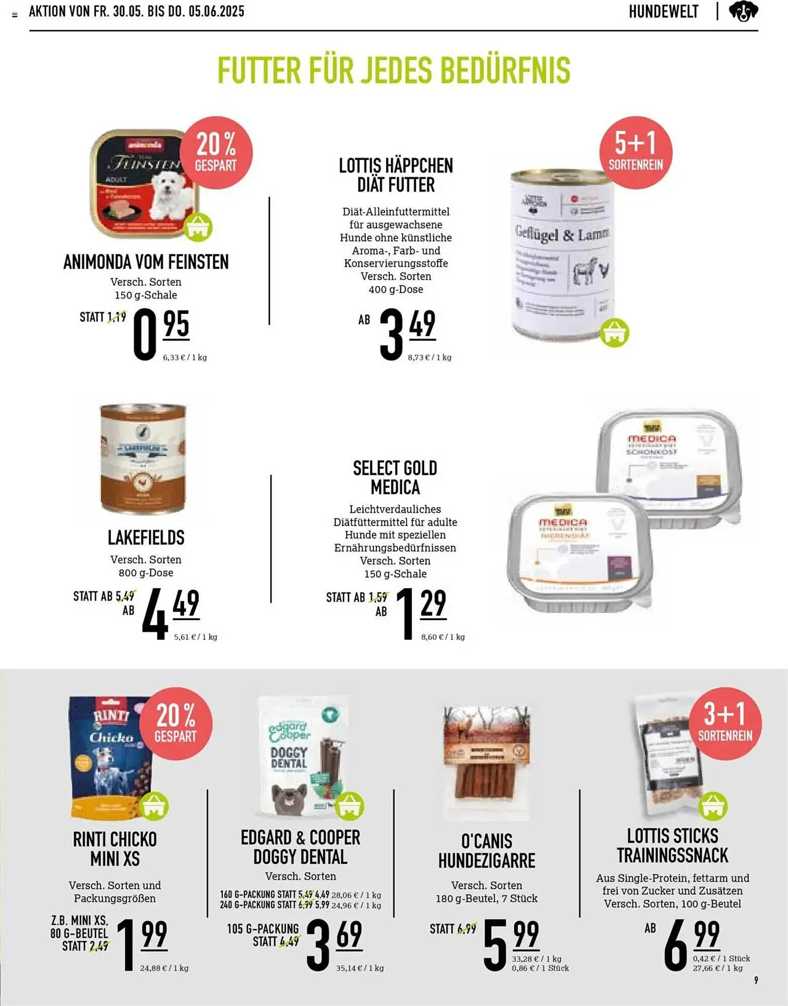 Kölle Zoo Prospekt von 30. Mai bis 5. Juni 2025 - Prospekt seite 9