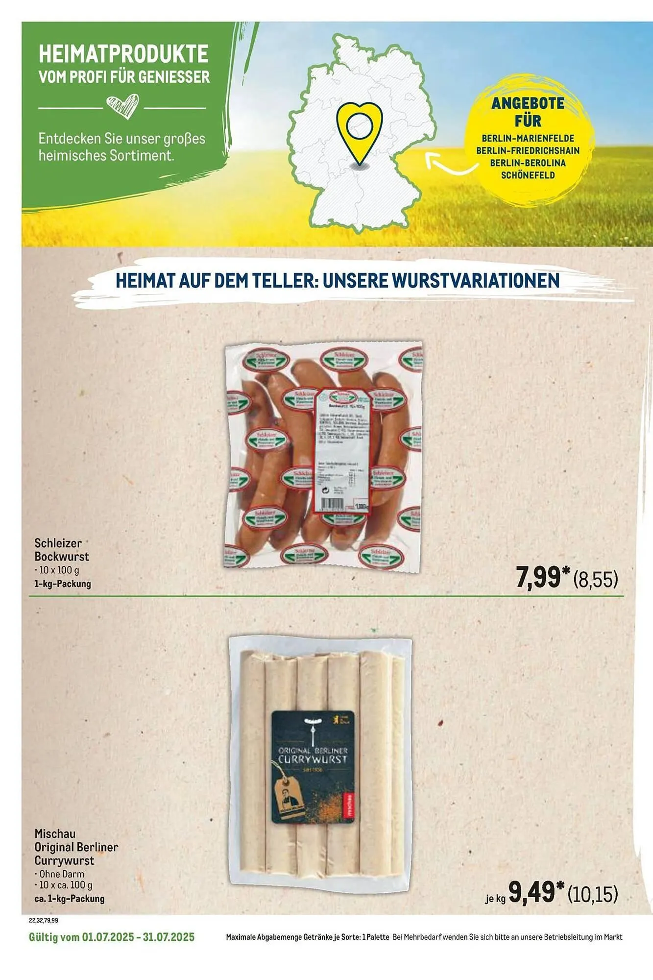 METRO Prospekt von 1. Juli bis 31. Juli 2025 - Prospekt seite 74