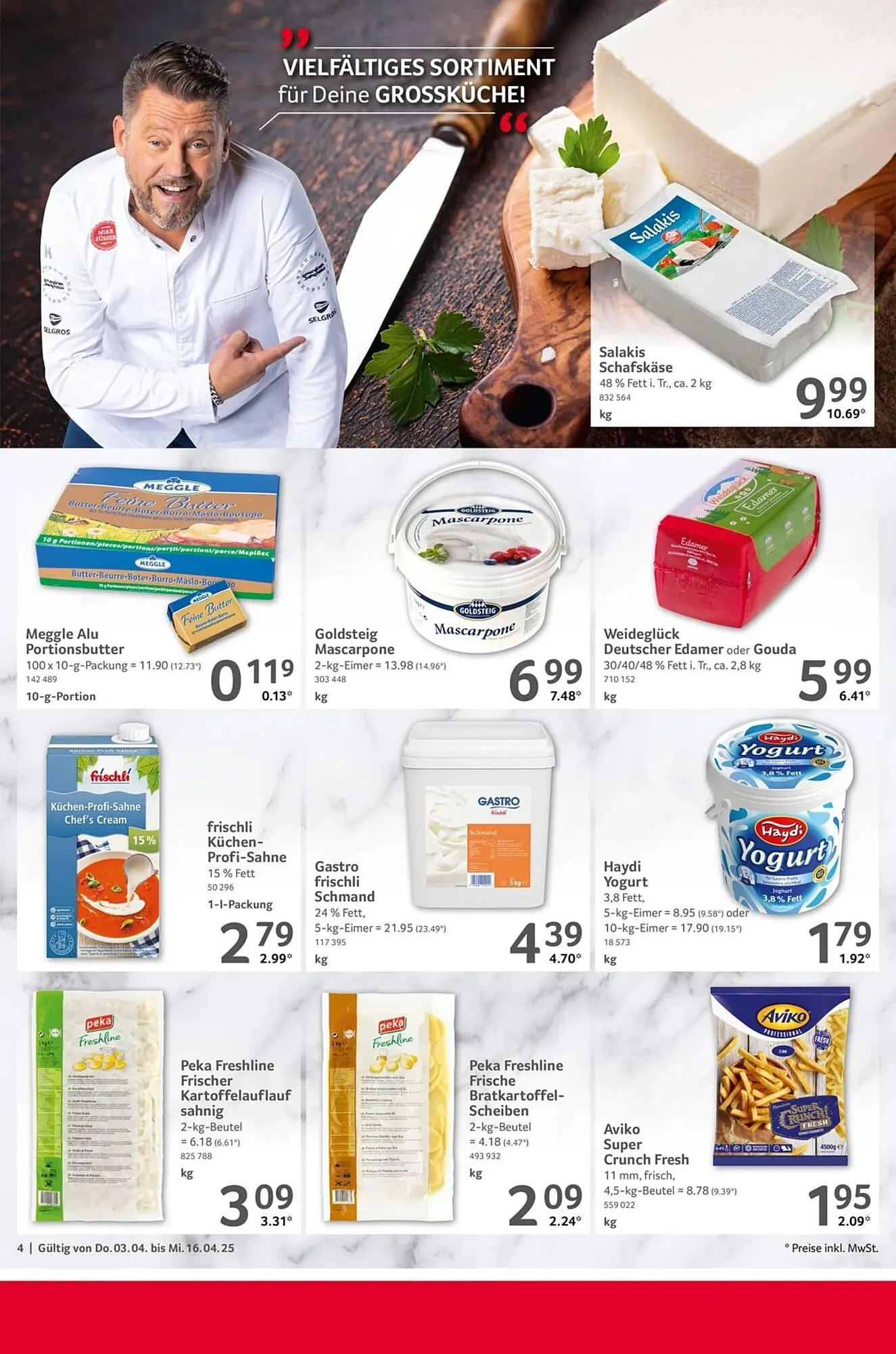 Selgros Prospekt von 3. April bis 16. April 2025 - Prospekt seite 4