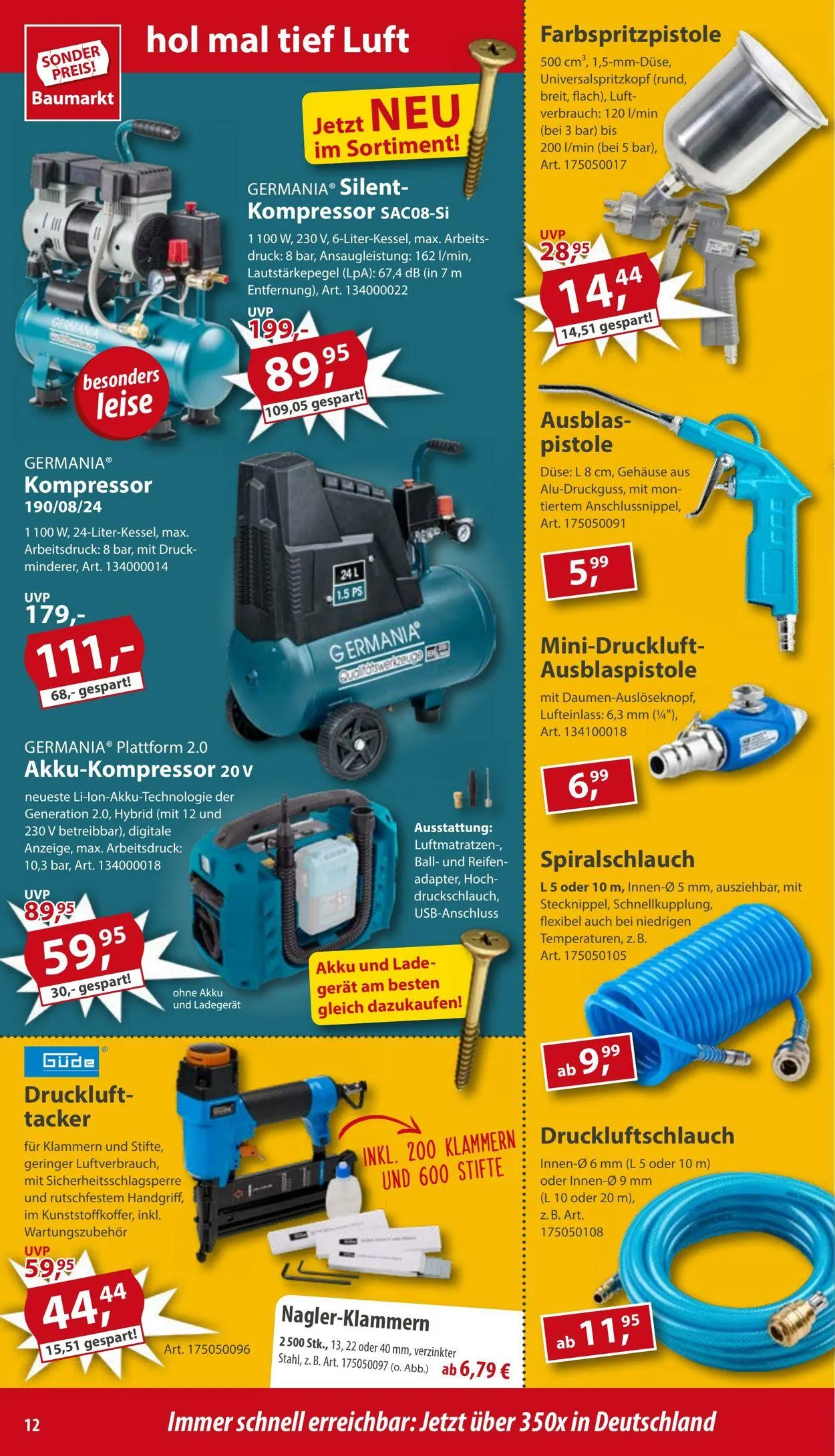 Sonderpreis Baumarkt Aktueller Prospekt von 5. Juli bis 19. Juli 2025 - Prospekt seite 12