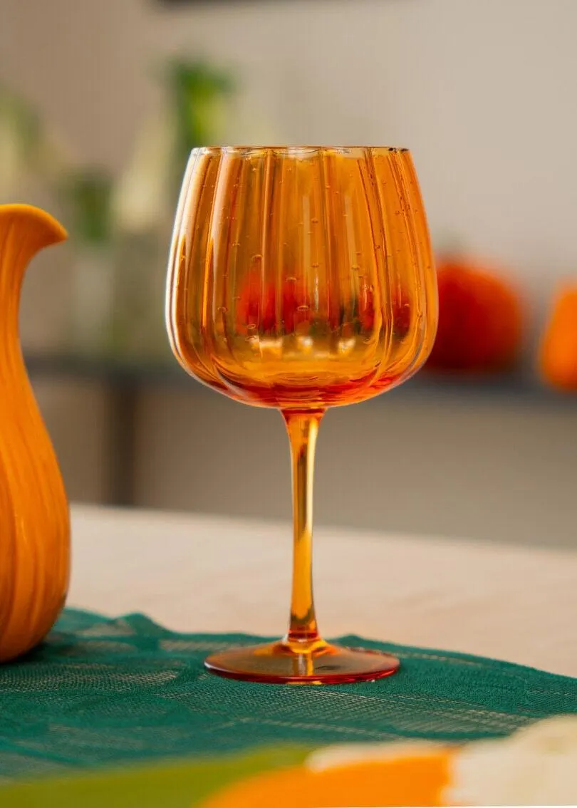 Pumpkin wine glass - 533 ml