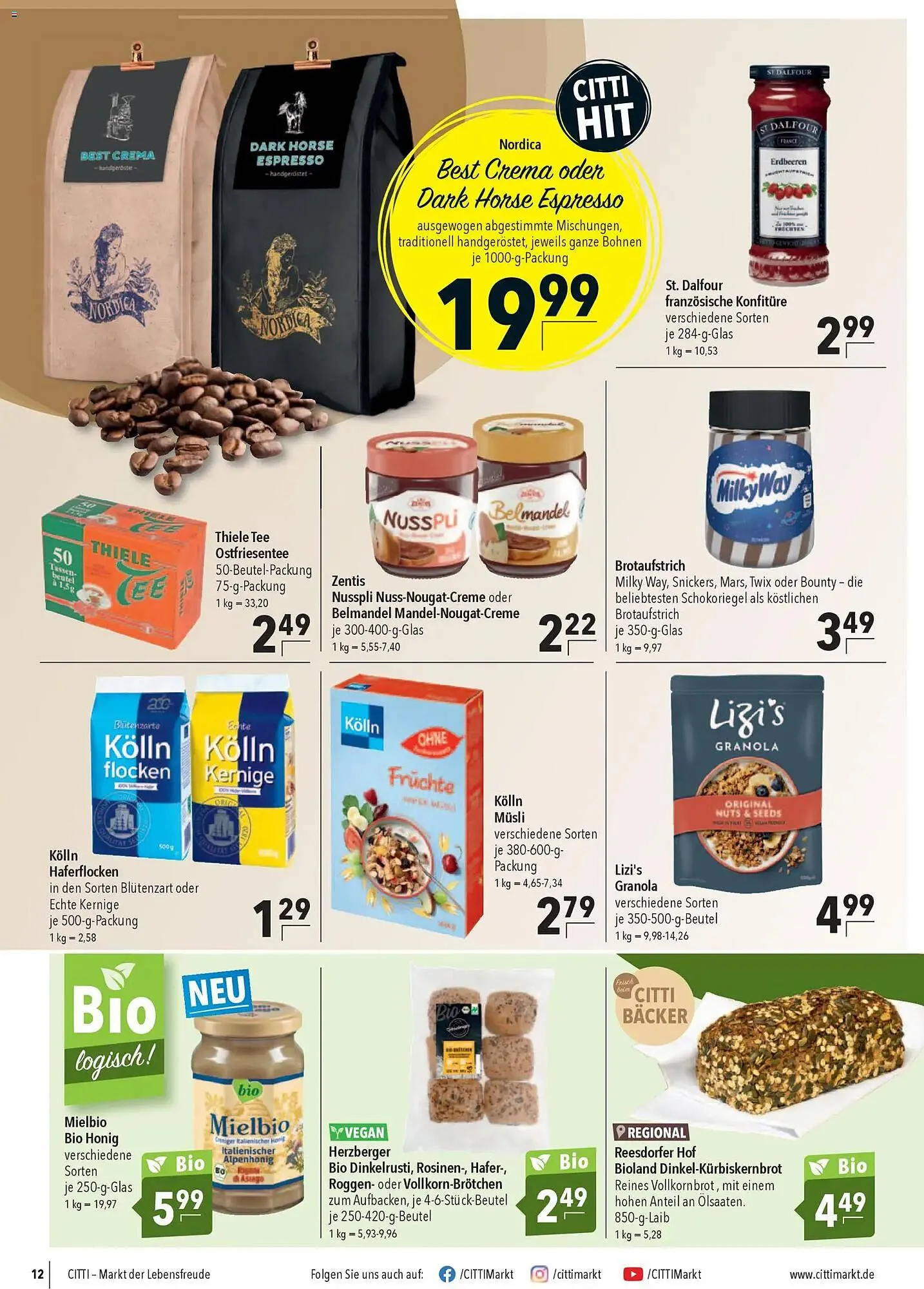 CITTI Markt Prospekt von 25. März bis 31. März 2026 - Prospekt seite 12