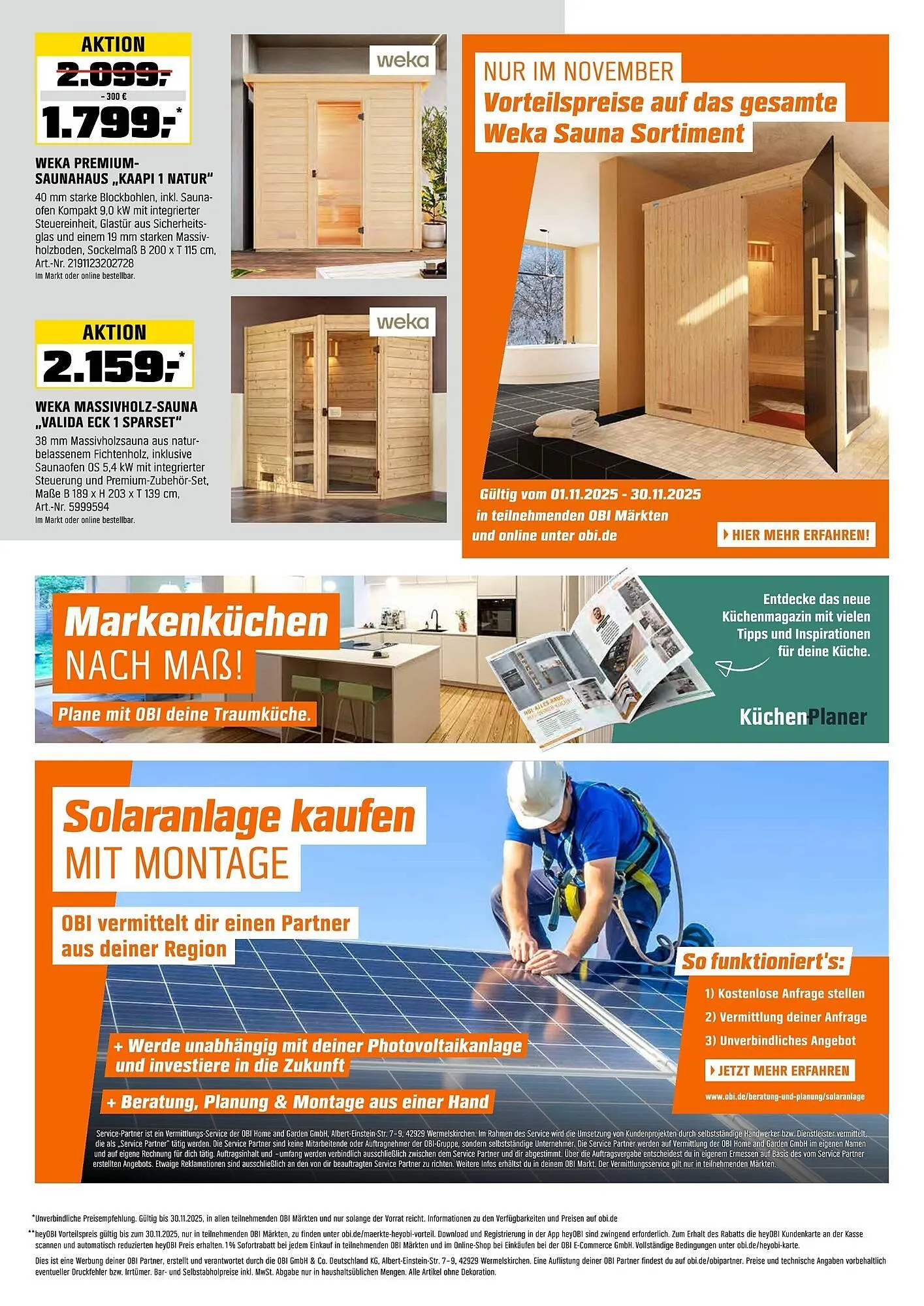 OBI Prospekt von 31. Oktober bis 16. November 2025 - Prospekt seite 24