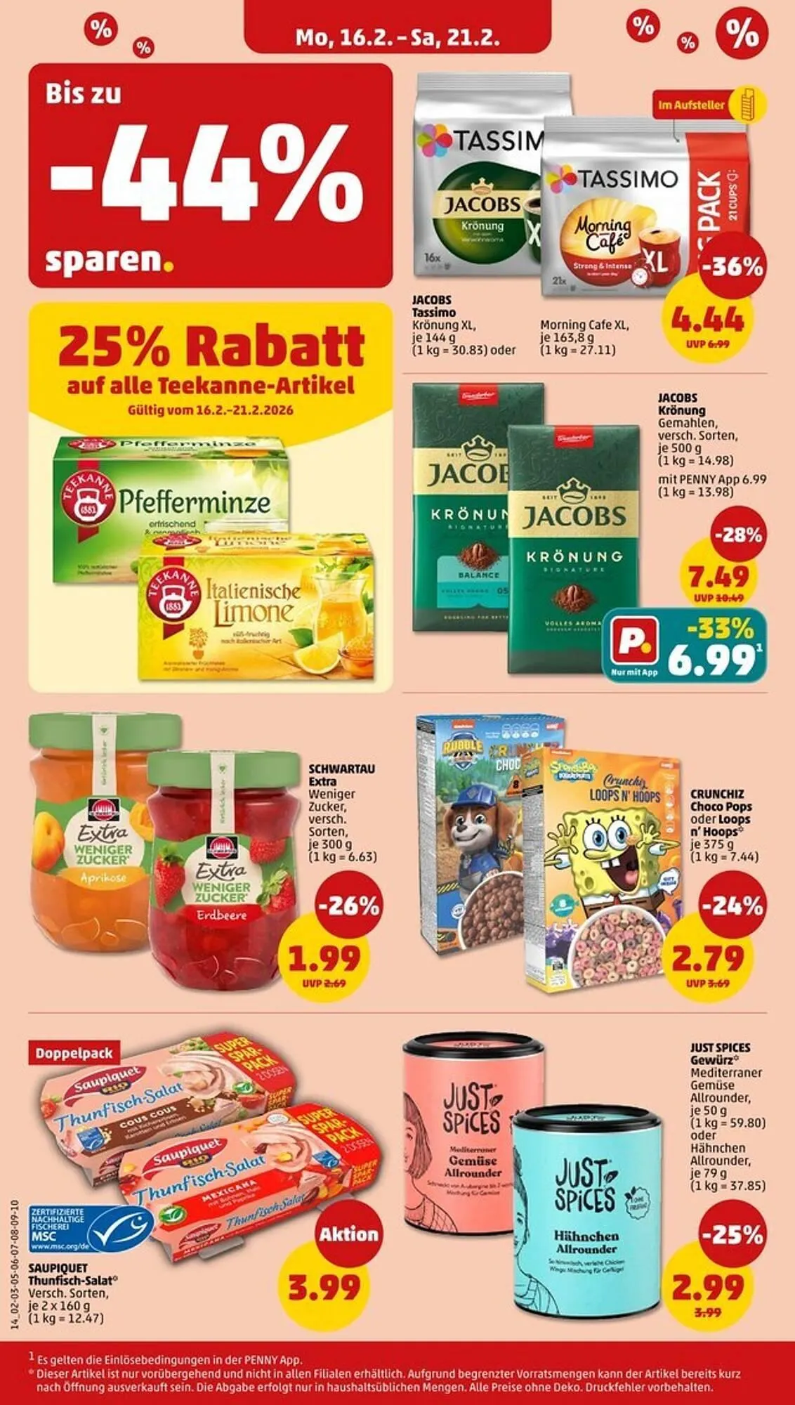 PENNY Prospekt von 16. Februar bis 22. Februar 2026 - Prospekt seite 16