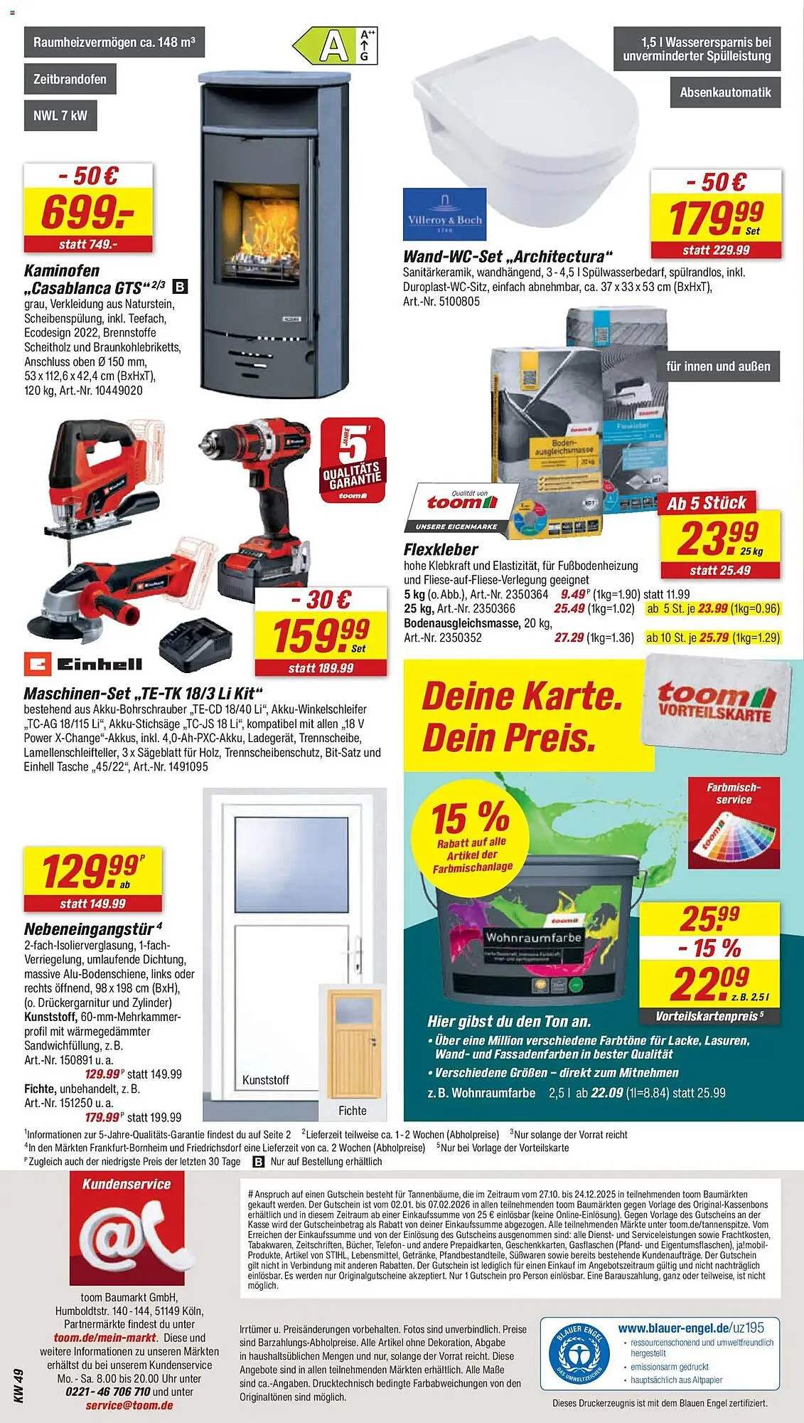 Toom Baumarkt Prospekt von 29. November bis 5. Dezember 2025 - Prospekt seite 14