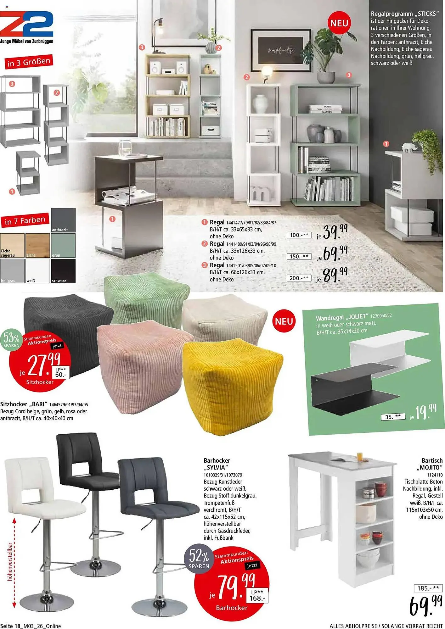 Zurbrüggen Prospekt von 9. Februar bis 22. Februar 2026 - Prospekt seite 18