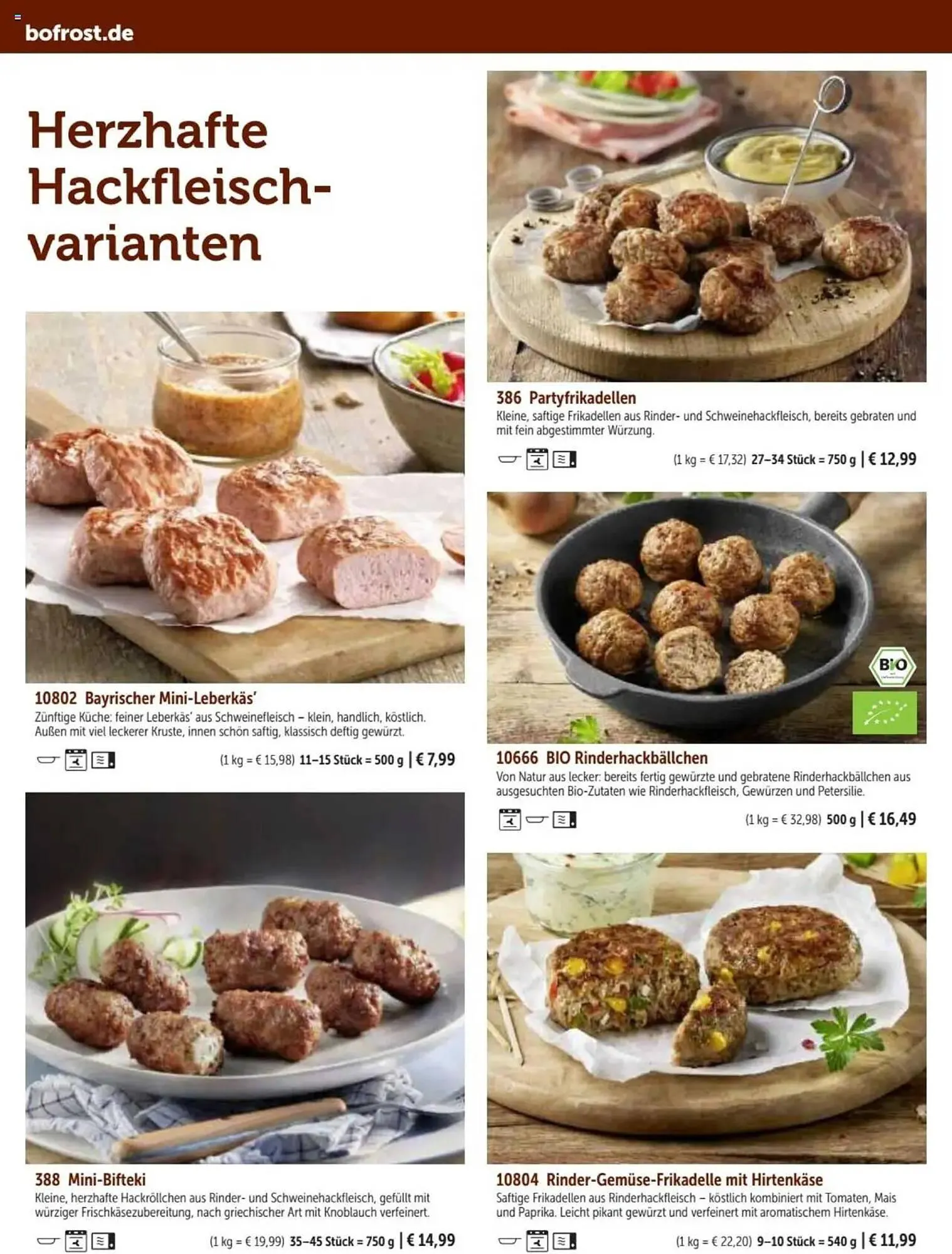Bofrost Prospekt von 2. März bis 6. September 2025 - Prospekt seite 74