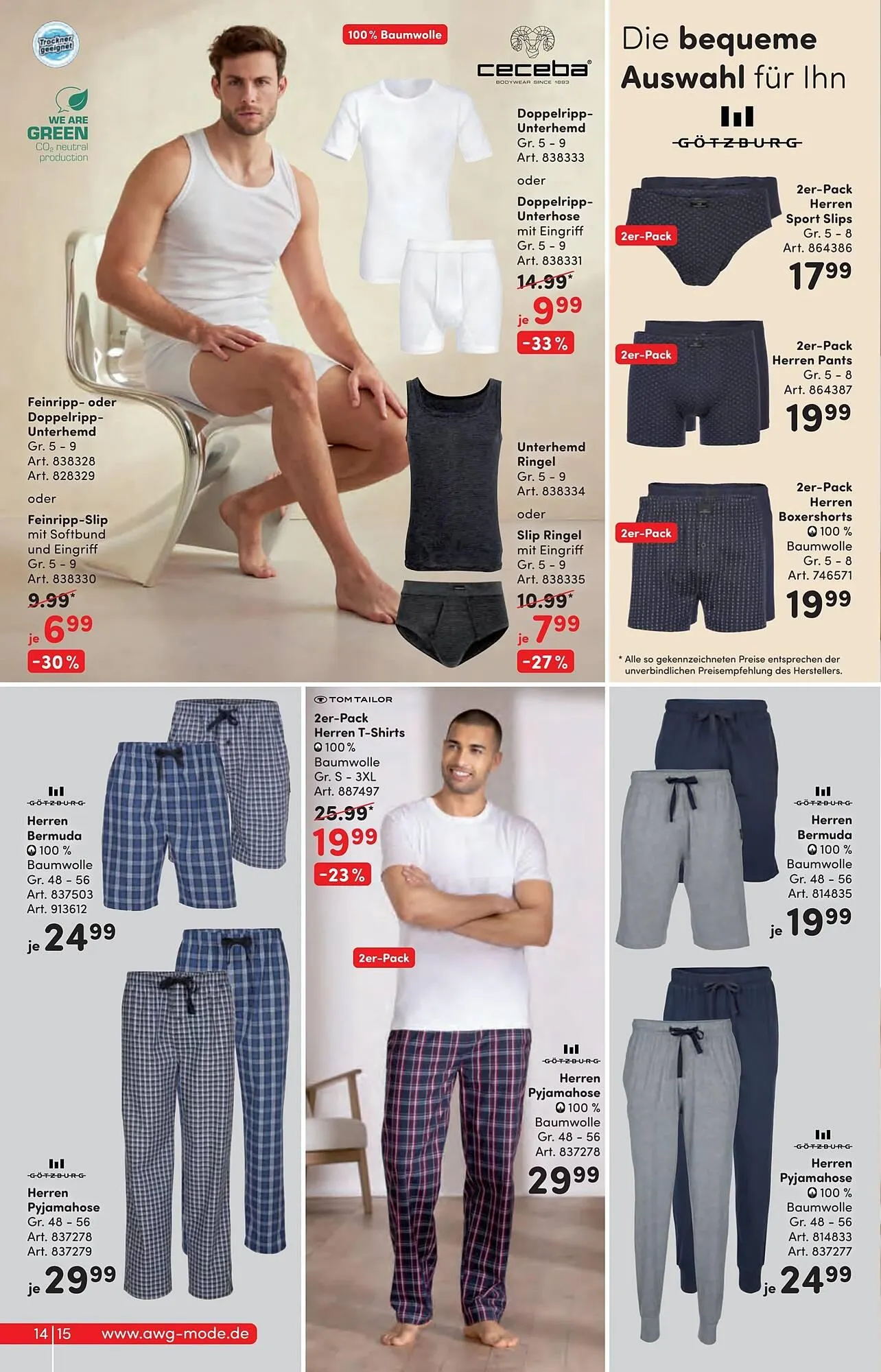 AWG Mode Prospekt von 22. März bis 6. April 2025 - Prospekt seite 14