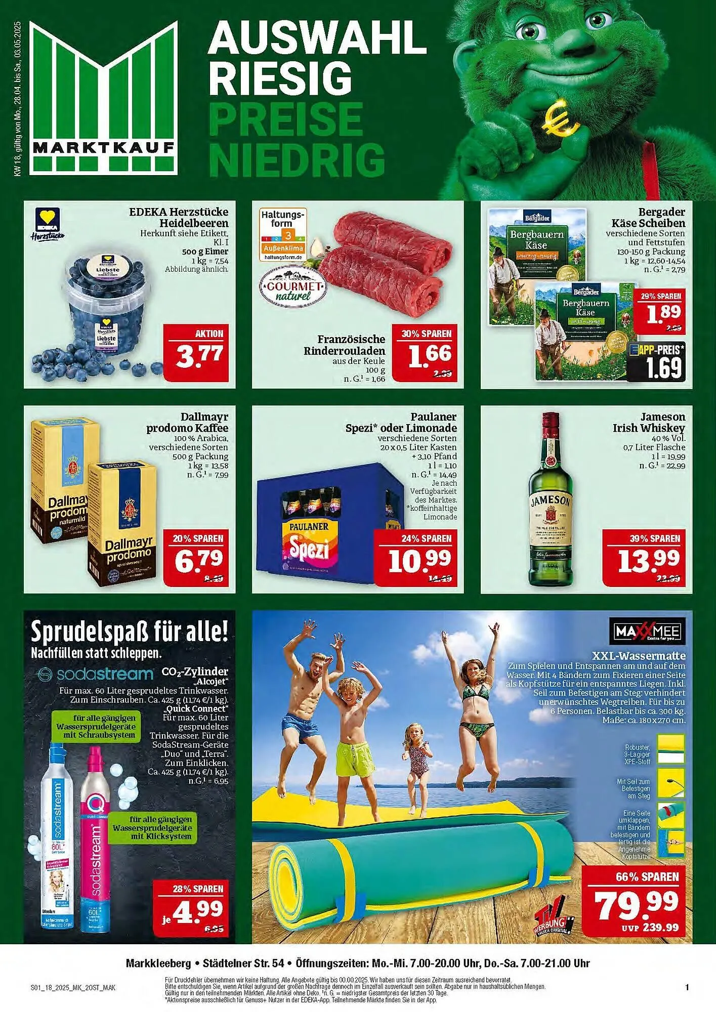 Marktkauf Prospekt von 28. April bis 3. Mai 2025 - Prospekt seite 1