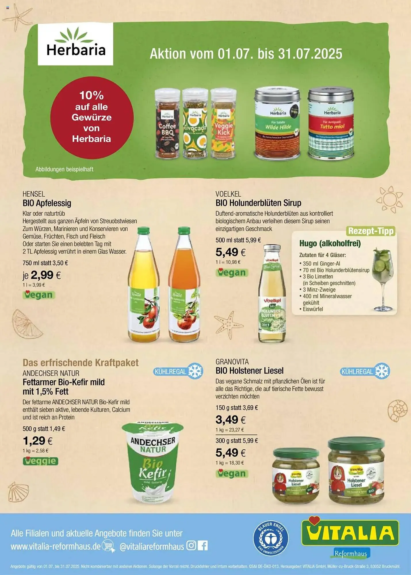 Vitalia Prospekt von 1. Juli bis 31. Juli 2025 - Prospekt seite 8