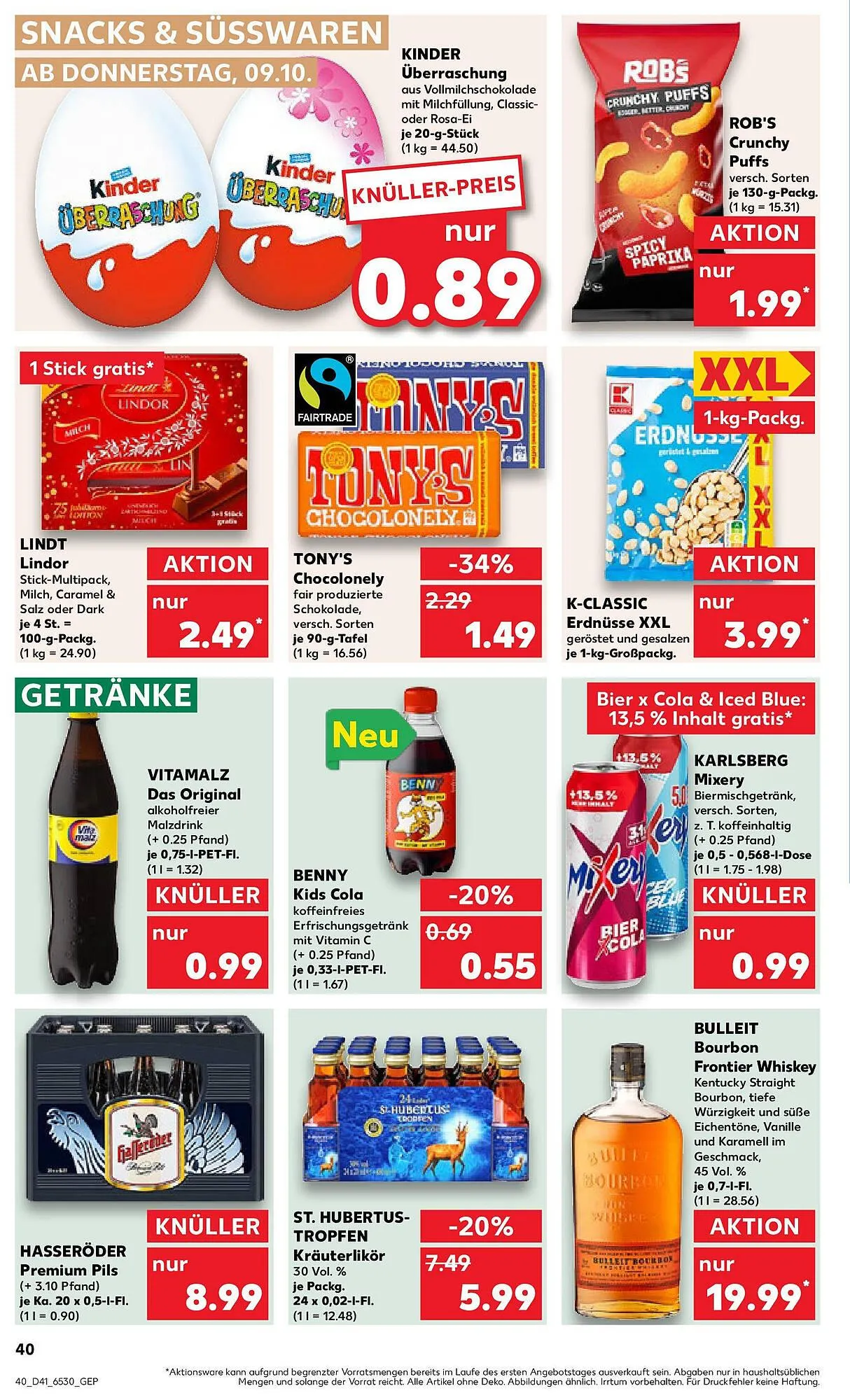 Kaufland Prospekt von 12. Oktober bis 15. Oktober 2025 - Prospekt seite 40