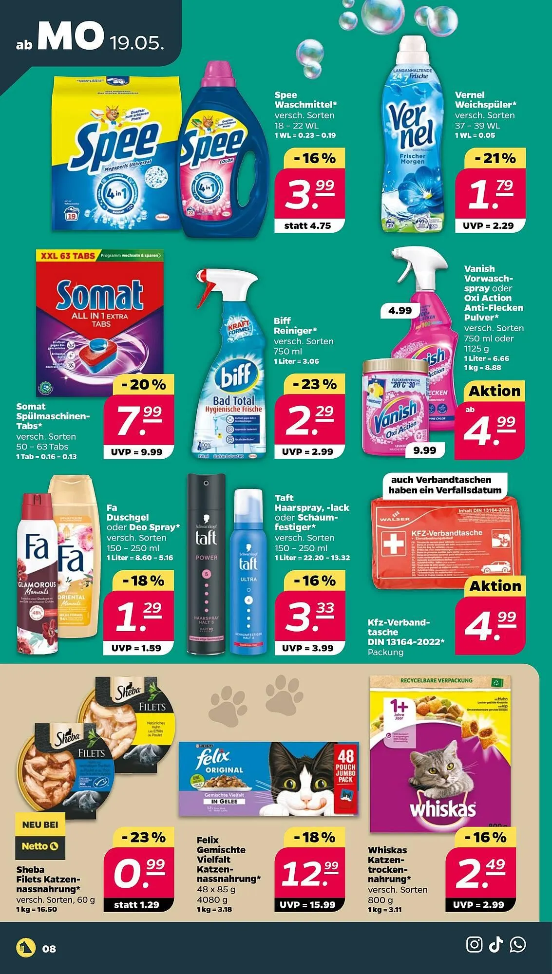 NETTO Prospekt von 19. Mai bis 24. Mai 2025 - Prospekt seite 8