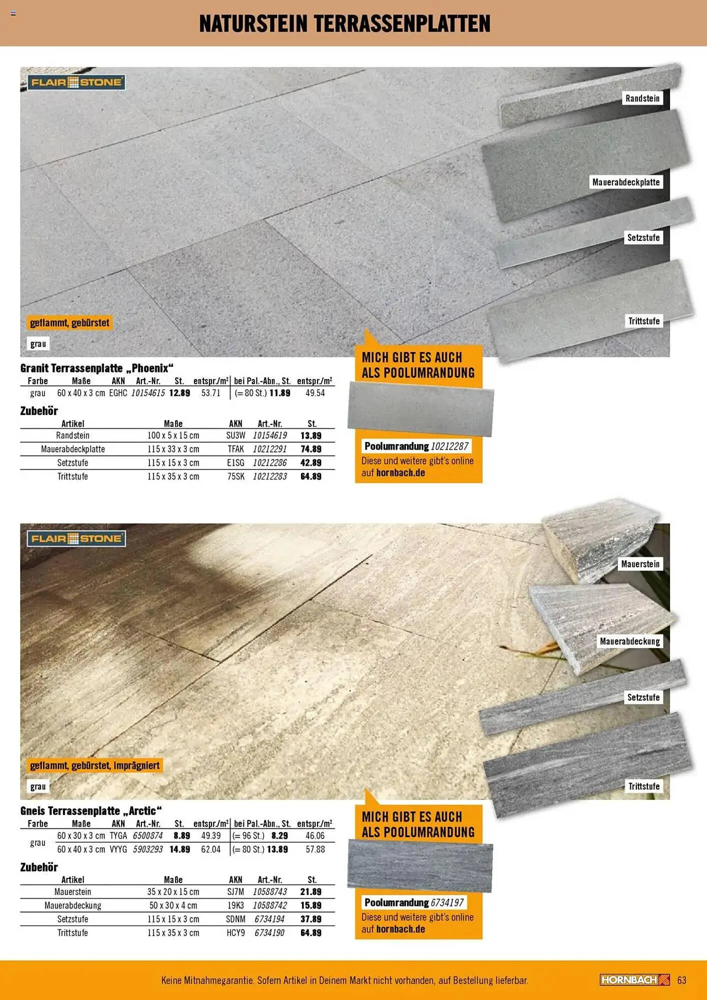 Hornbach Prospekt von 28. Februar bis 29. März 2025 - Prospekt seite 63