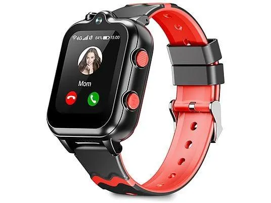 SYTIFRO D35 Kinder Smartwatch ABS Silikon, 200 mm, Schwarz