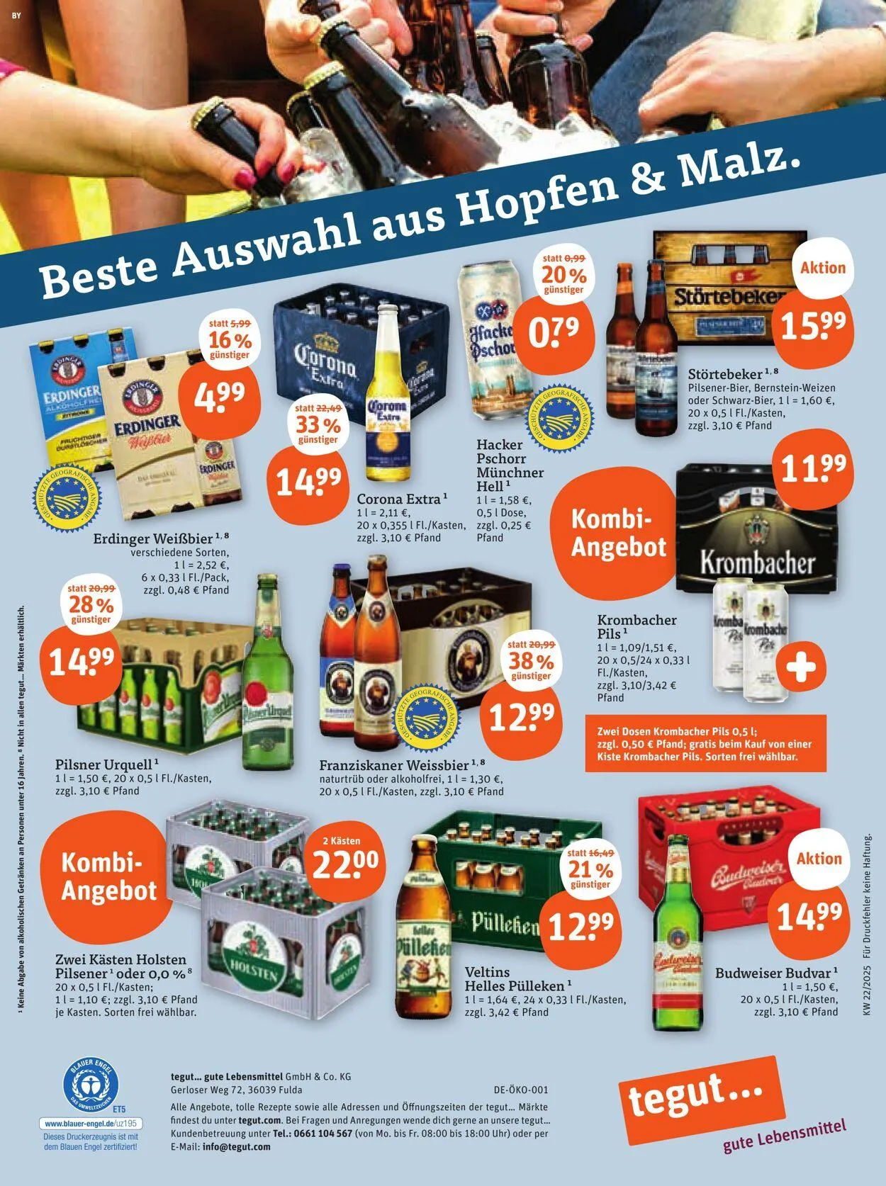Tegut Aktueller Prospekt von 19. Mai bis 25. Mai 2025 - Prospekt seite 28