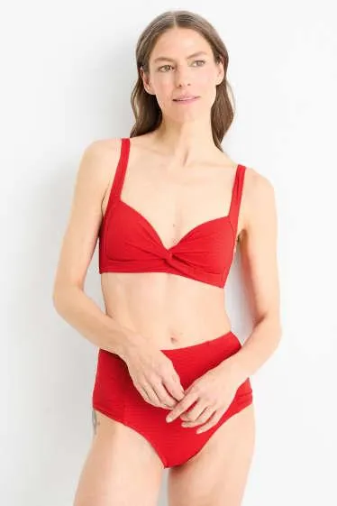 Bikini top with knot detail - LYCRA® XTRA LIFE™- padded