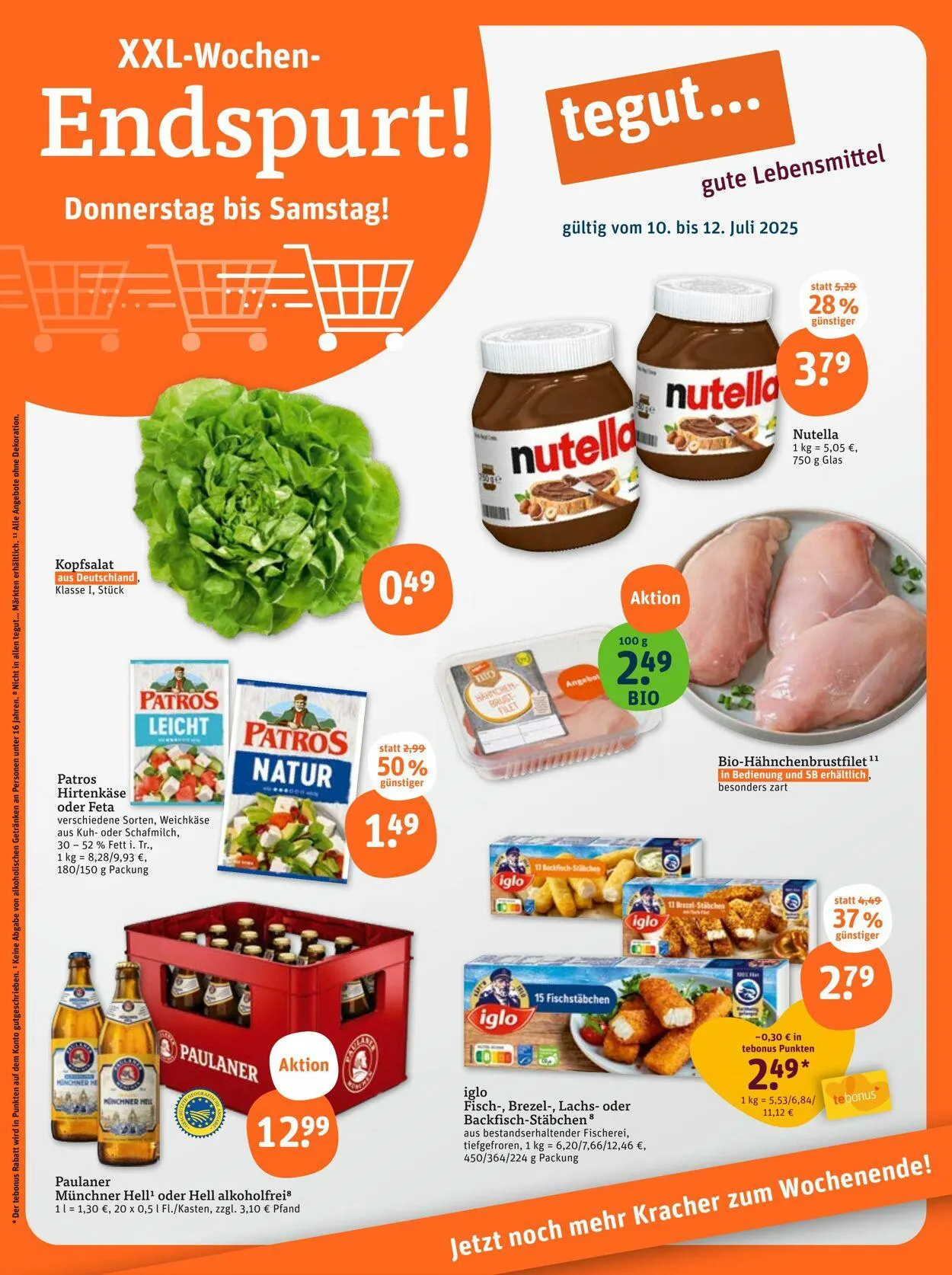 Tegut Aktueller Prospekt von 30. Juni bis 6. Juli 2025 - Prospekt seite 1