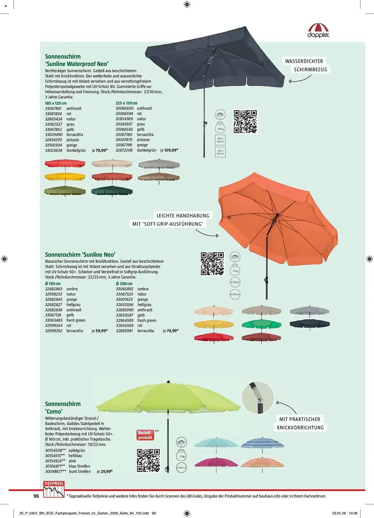 Bauhaus Prospekt von 2. März bis 30. Juni 2026 - Prospekt seite 96
