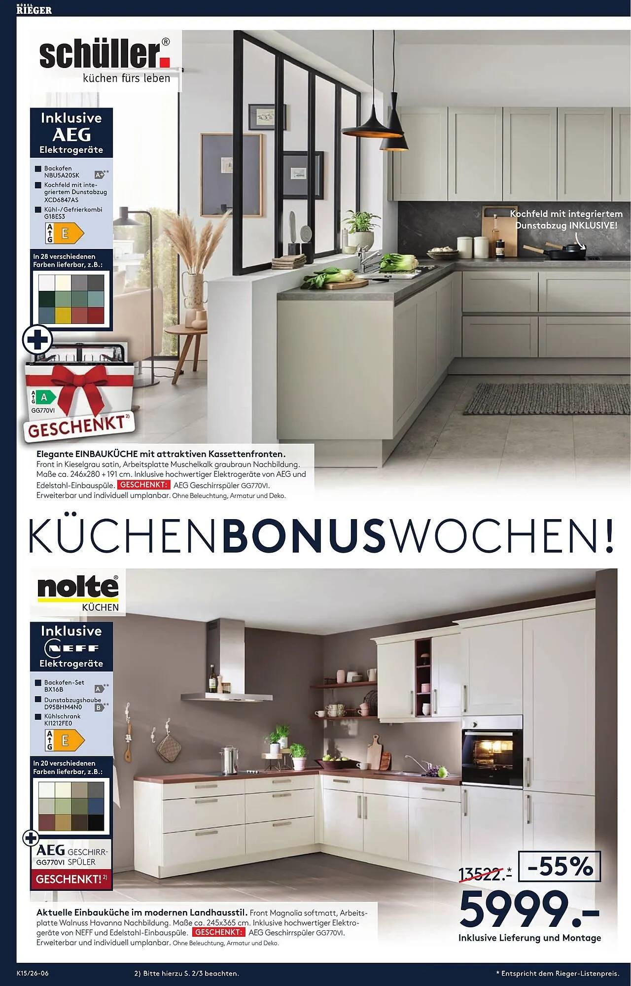 Möbel Rieger Prospekt von 9. April bis 21. April 2026 - Prospekt seite 6