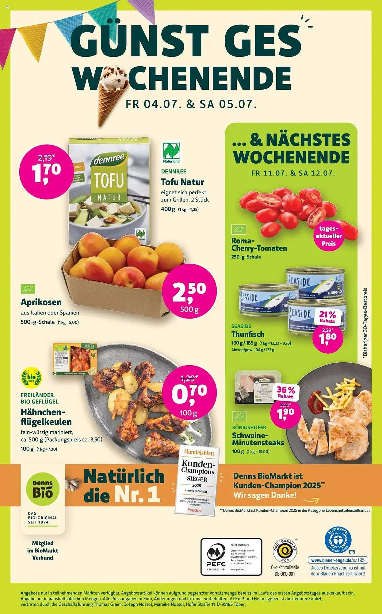 Biomarkt Prospekt von 2. Juli bis 15. Juli 2025 - Prospekt seite 12