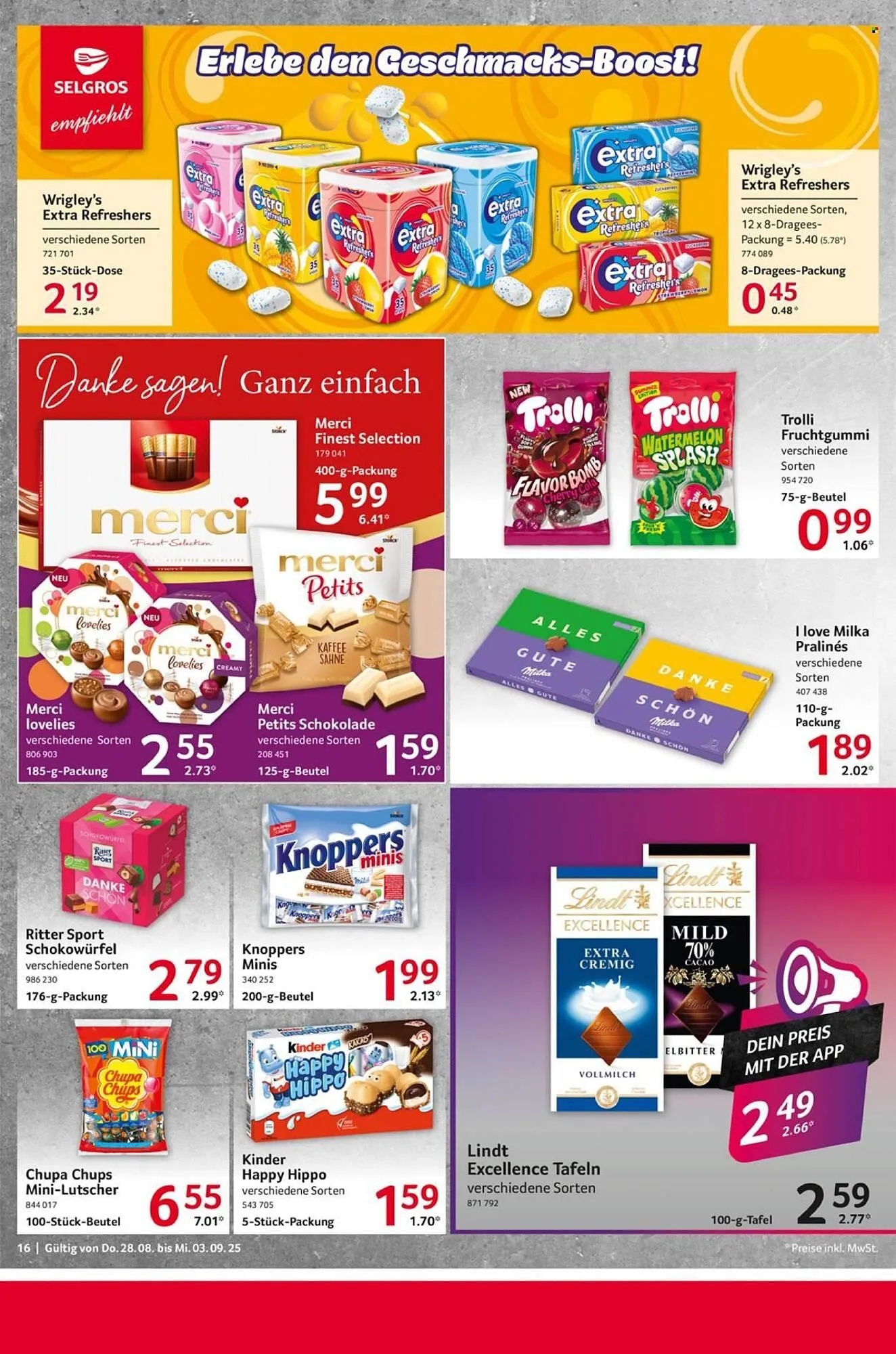 Selgros Prospekt von 28. August bis 3. September 2025 - Prospekt seite 16