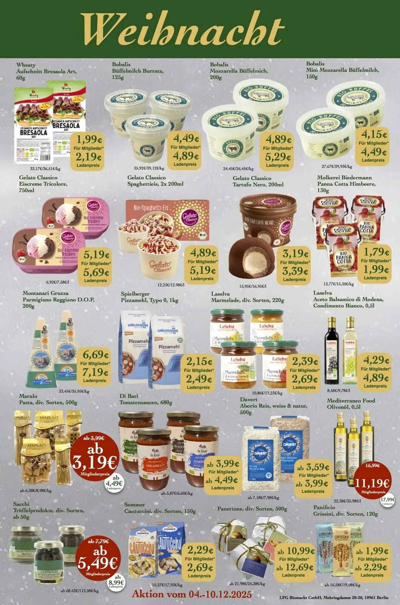 LPG Biomarkt Prospekt von 4. Dezember bis 10. Dezember 2025 - Prospekt seite 4