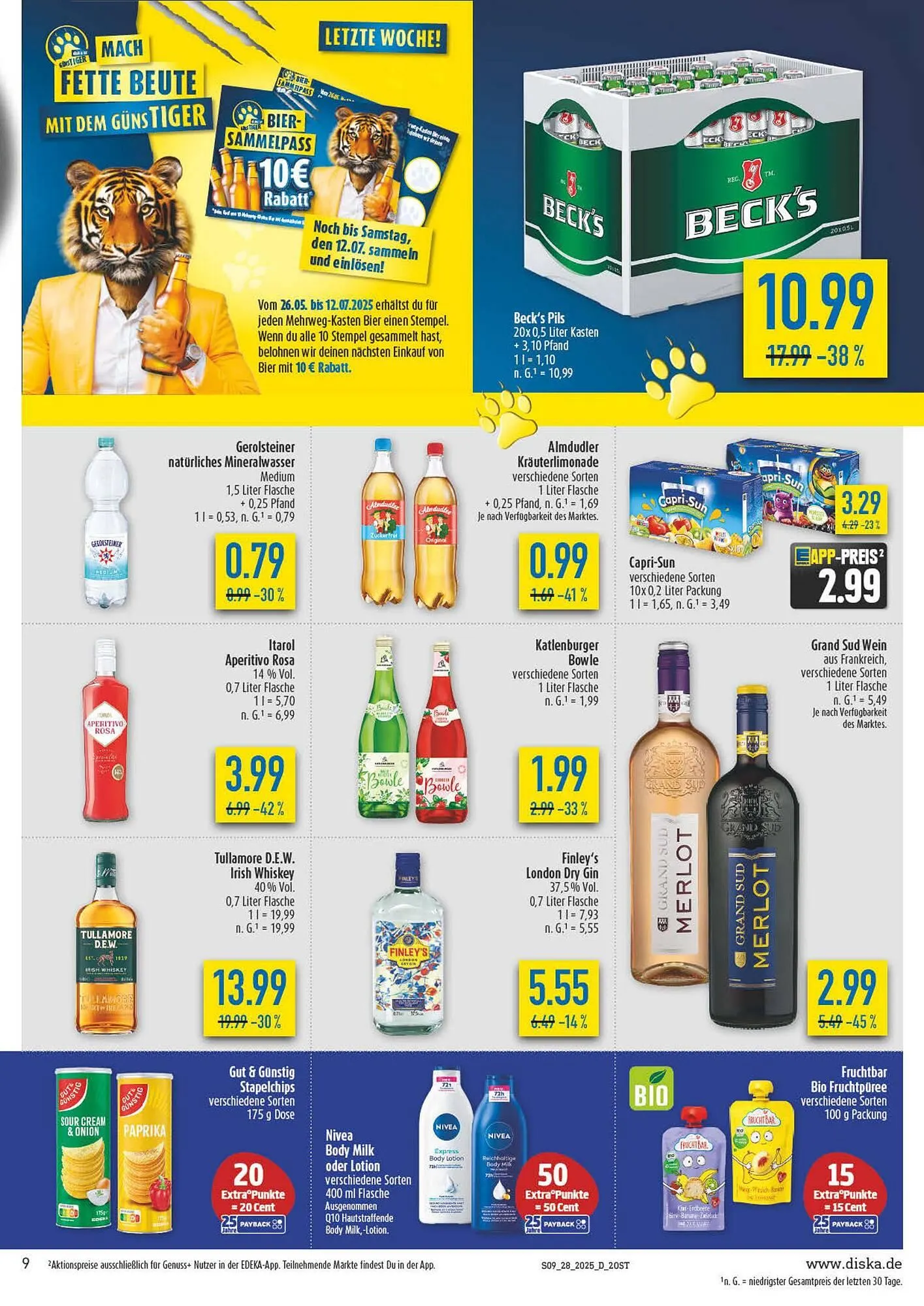 diska Prospekt von 7. Juli bis 12. Juli 2025 - Prospekt seite 9