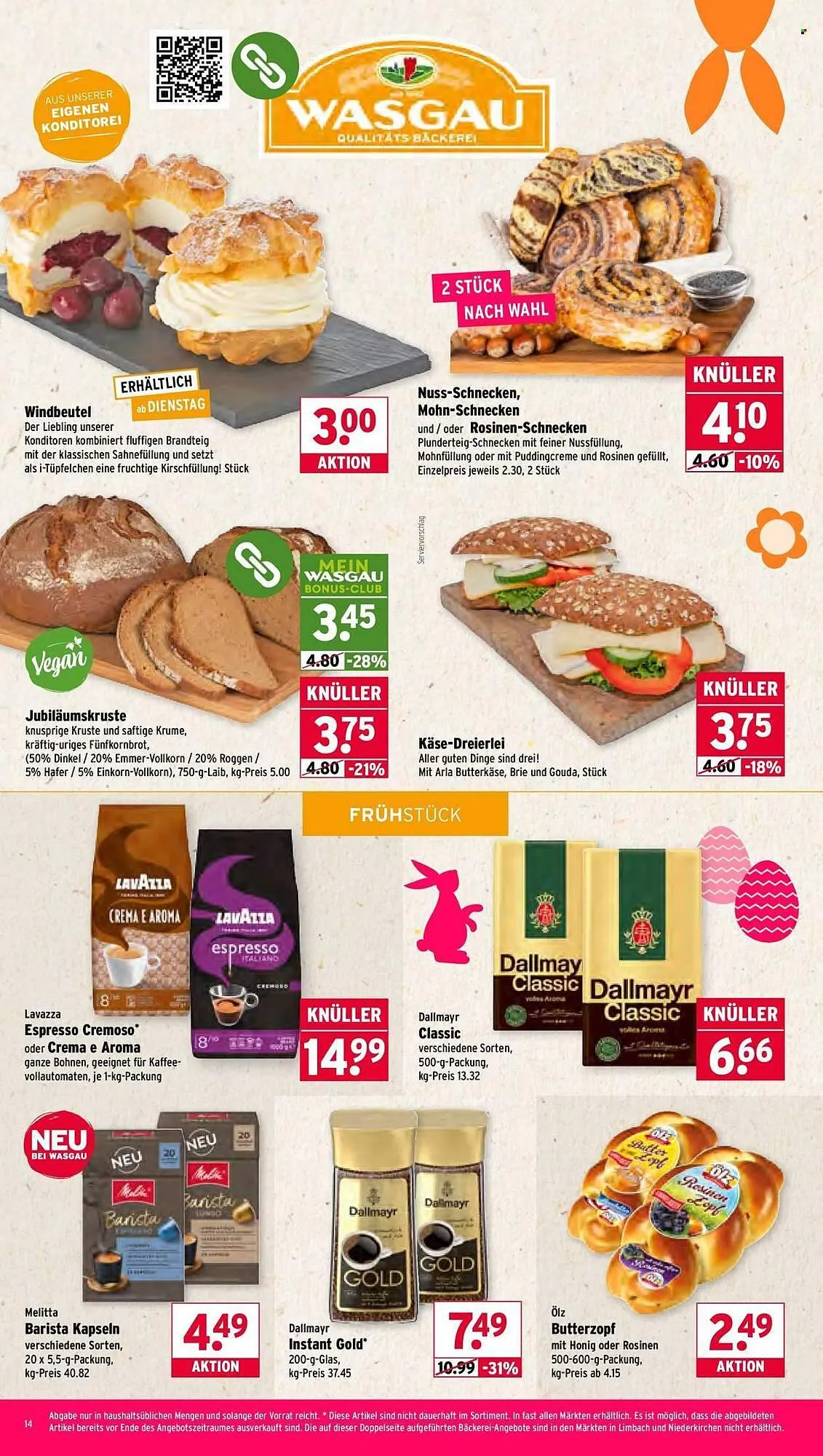 Wasgau Prospekt von 30. März bis 4. April 2026 - Prospekt seite 14