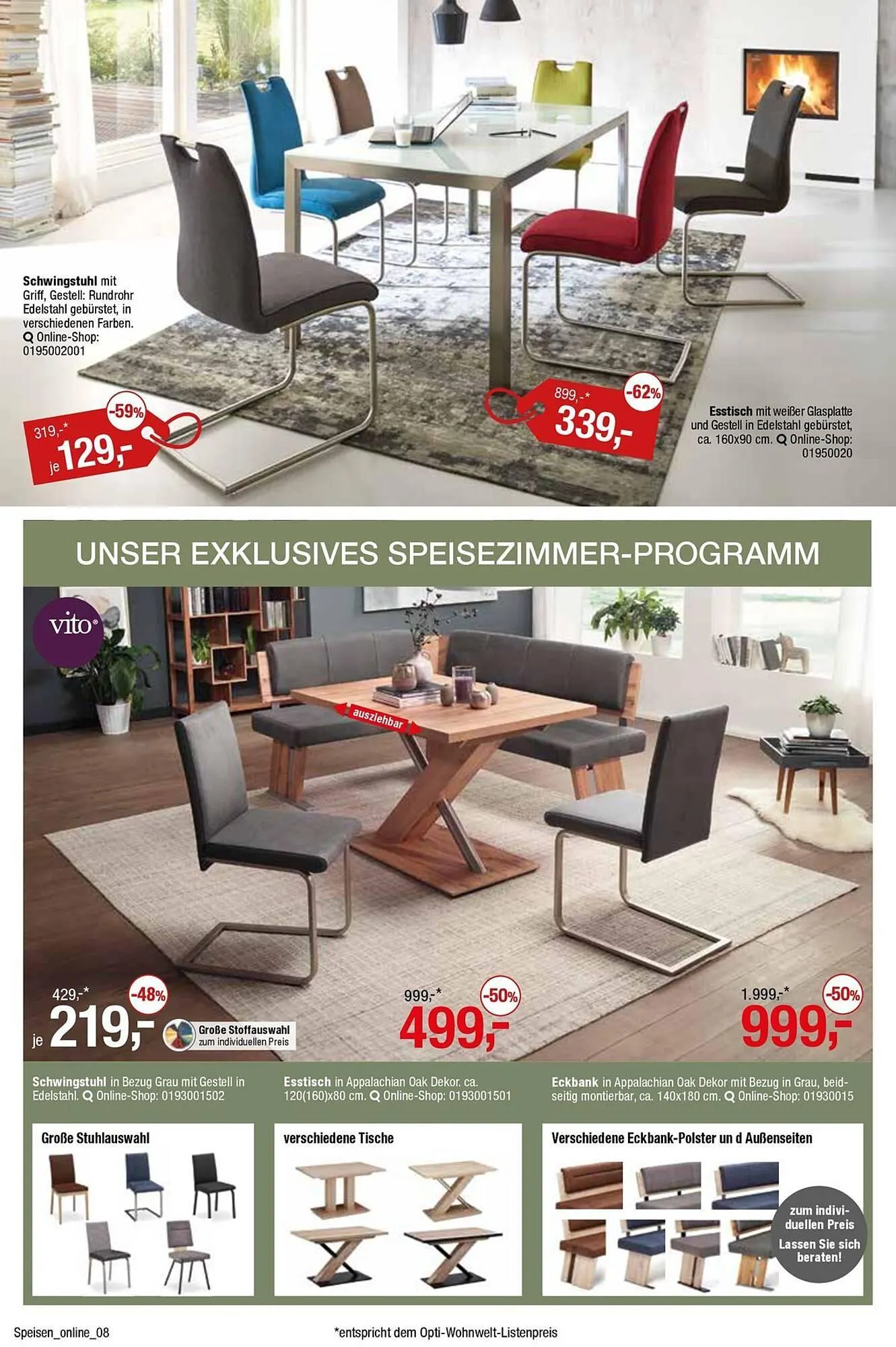 Opti Wohnwelt Prospekt von 30. April bis 17. Mai 2025 - Prospekt seite 8