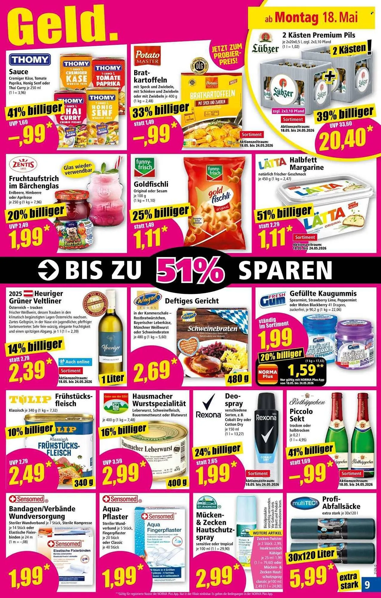 Norma Prospekt von 18. Mai bis 24. Mai 2026 - Prospekt seite 9