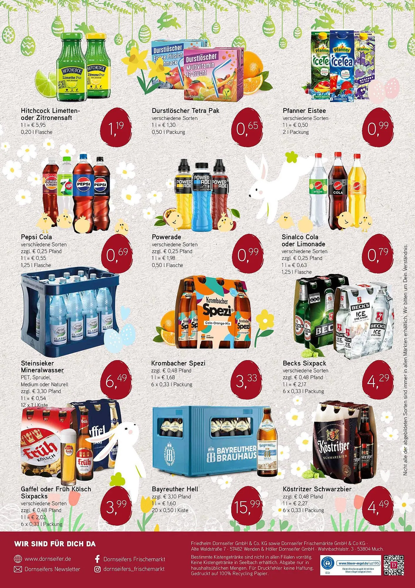 Dornseifer Prospekt von 10. April bis 19. April 2025 - Prospekt seite 16