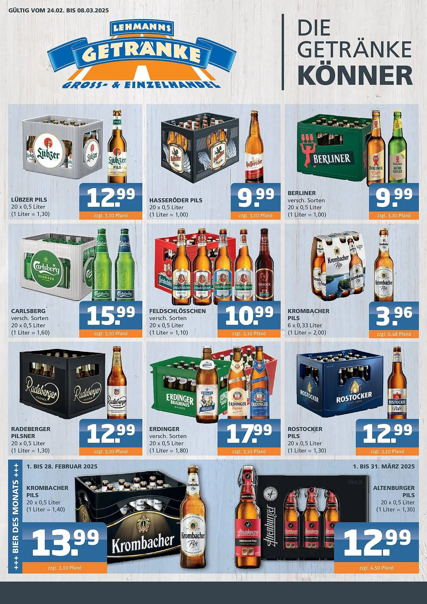 Getränke Lehmann Prospekt - 1