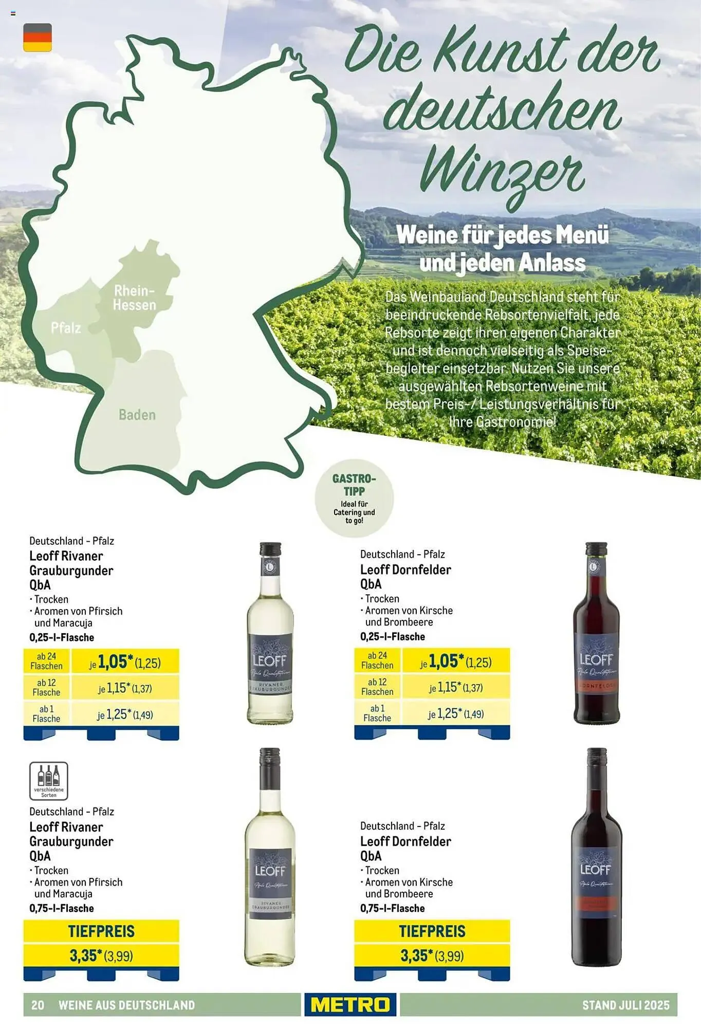 METRO Prospekt von 1. Juli bis 31. Juli 2025 - Prospekt seite 20