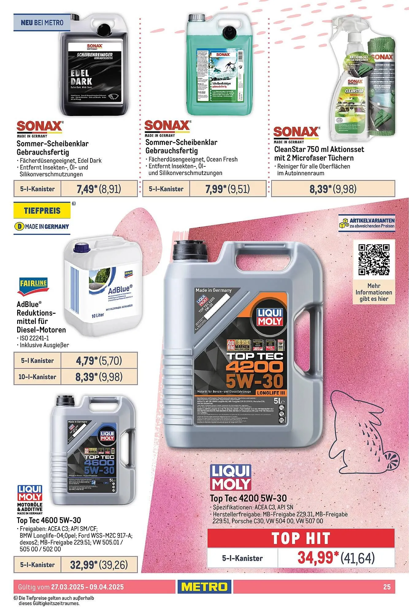 METRO Prospekt von 27. März bis 8. April 2025 - Prospekt seite 25