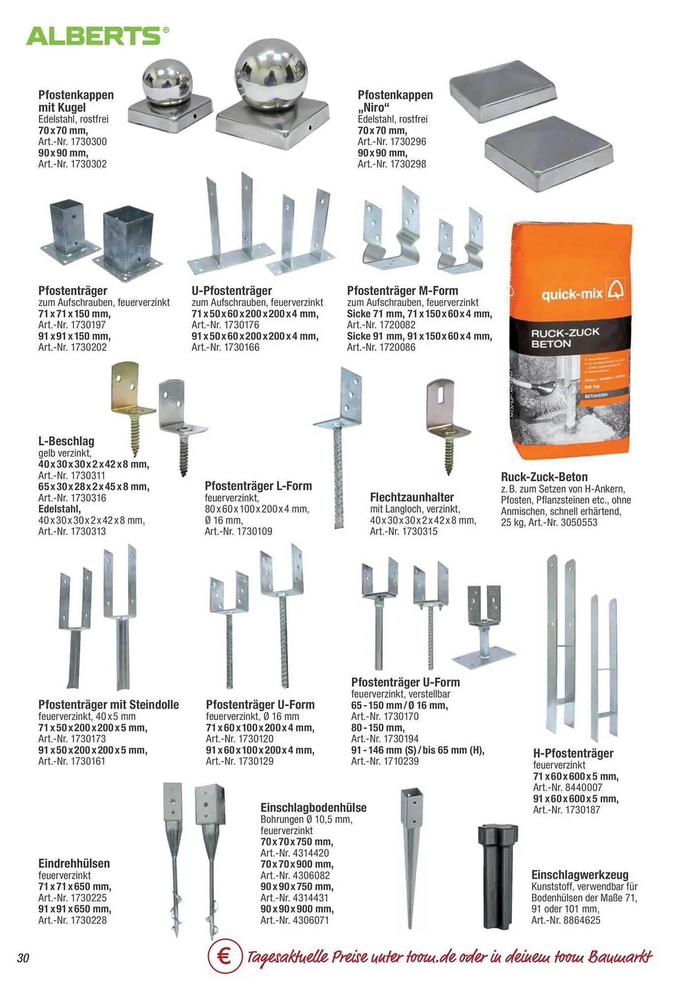 toom Baumarkt Prospekt von 27. Februar bis 31. Dezember 2025 - Prospekt seite 30