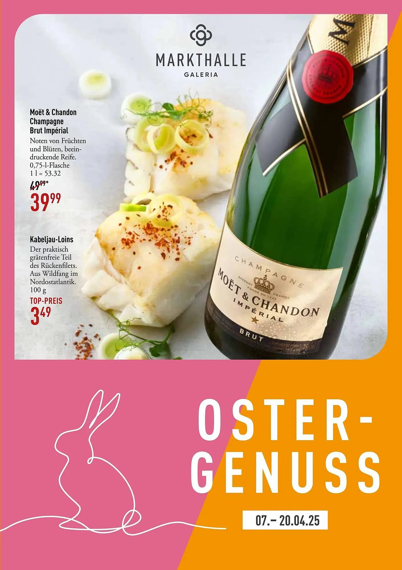 Galeria Markthalle Prospekt von 7. April bis 20. April 2025 - Prospekt seite 1